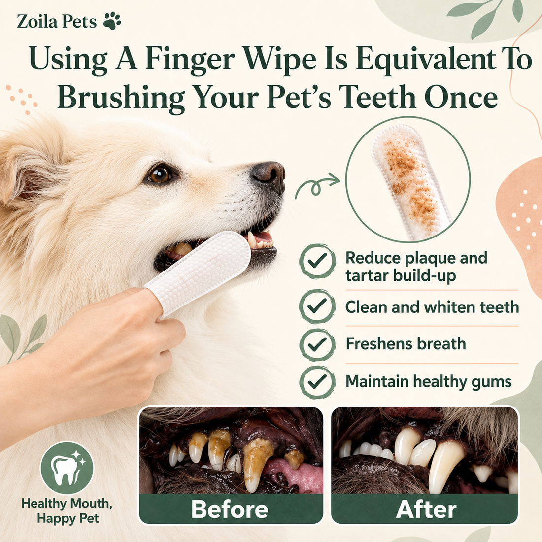 Why Dental Pet Finger Wipes Are Essential for Dogs and Cats