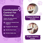 Zoila Pets Dental Wipes – Best Dog Teeth Cleaning, Dog Dental Wipes for Dogs Teeth, Finger Toothbrush for Dogs and Cats, Oral Care, Remove Plaque, Tartar & Bad Breath – 50 Count