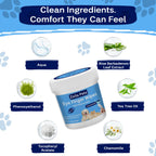 Zoila Pets Dog Eye Cleaner Wipes & Cat Eye Wipes | Scent Textured Tear Stain Remover for Dogs, Eye Wipes for Dogs, Dog Tear Stain Remover, Dog Eye Wipes for Discharge and Crust | 50 Count