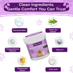 Zoila Pets Dental Wipes – Best Dog Teeth Cleaning, Dog Dental Wipes for Dogs Teeth, Finger Toothbrush for Dogs and Cats, Oral Care, Remove Plaque, Tartar & Bad Breath – 50 Count
